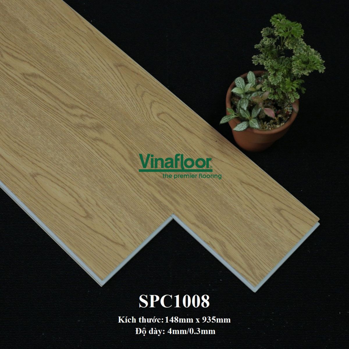 sàn nhựa giả gỗ deluxe tile SPC1008C