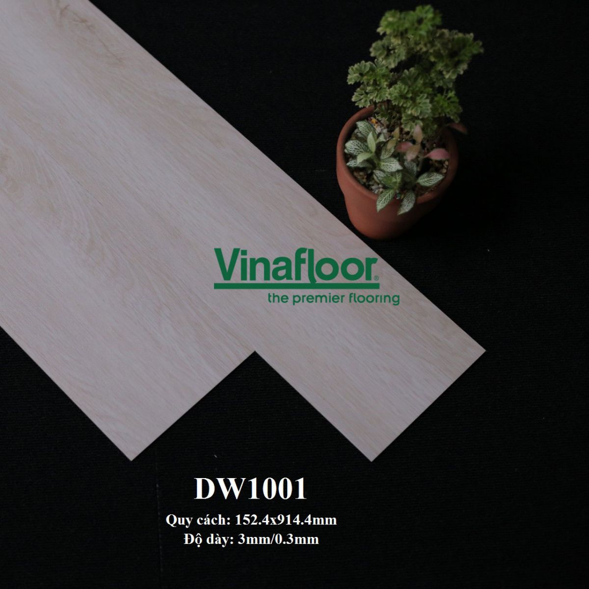 sàn nhựa giả gỗ deluxe tile DLW1001