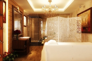 Ứng dụng sàn nhựa giả gỗ cho công nghệ làm đẹp của Spa